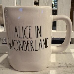 Rae Dunn/Disney Alice in Wonderland Mug with Black Tag